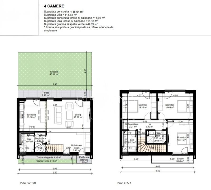 Duplex Premium | Gradina proprie | Pompa de Caldura | H4L The Village 0%Comision